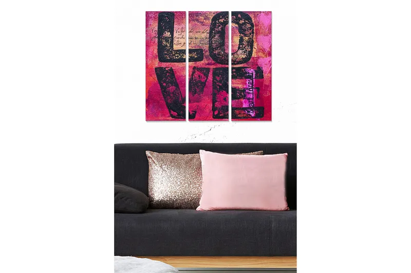 Fototapet Animal 3 stk Flerfarvet, 22x05 cm