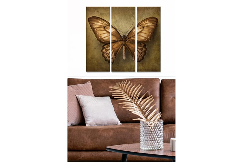 Fototapet Animal 3 stk Flerfarvet, 22x05 cm