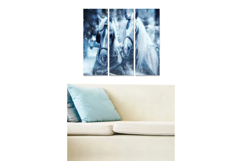 Fototapet Animal 3 stk Flerfarvet, 22x05 cm