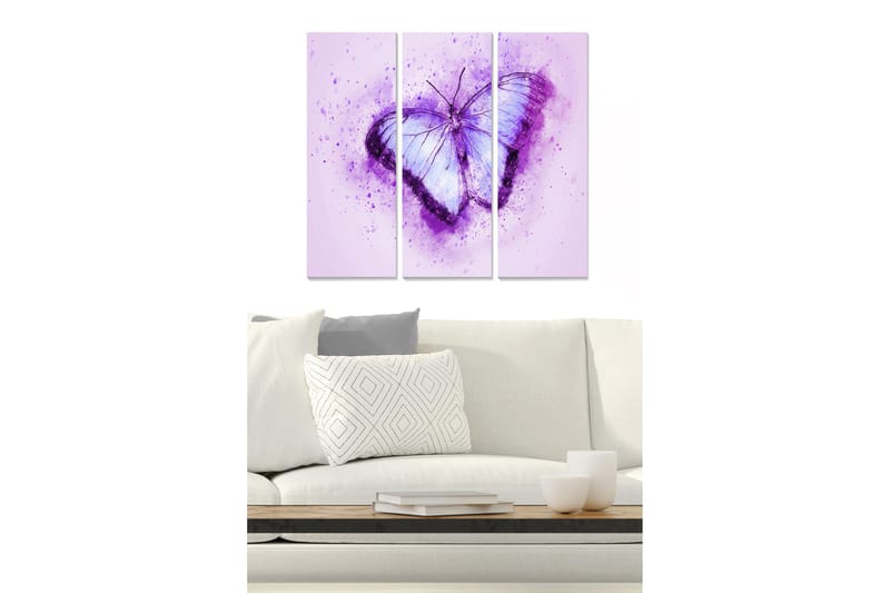 Fototapet Animal 3 stk Flerfarvet, 22x05 cm