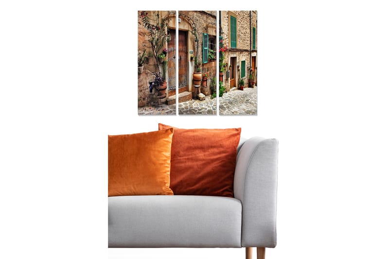 Fototapet City 3 stk Flerfarvet, 22x05 cm