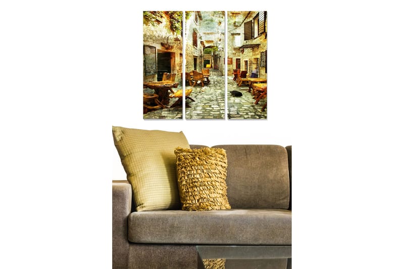 Fototapet City 3 stk Flerfarvet, 22x05 cm