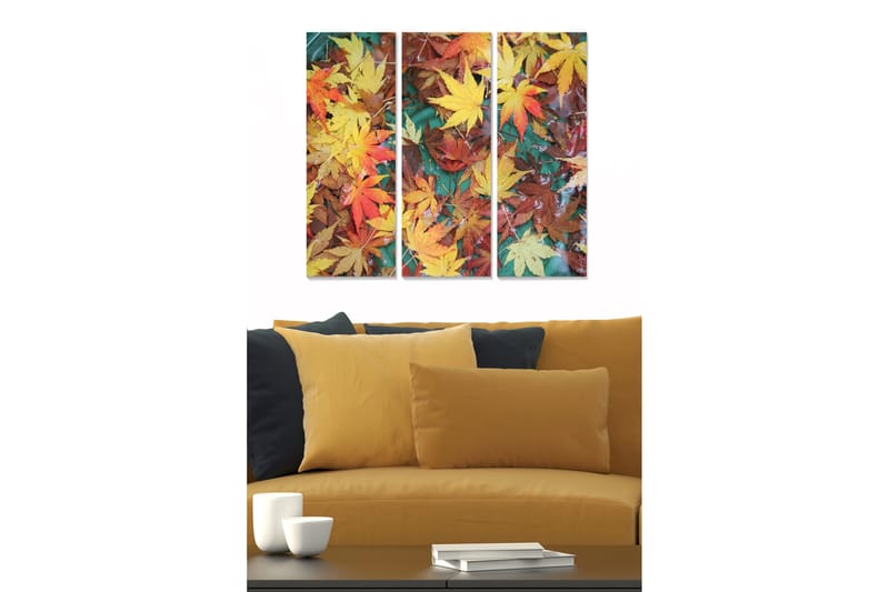 Fototapet Colorful 3 stk Flerfarvet - 22x05 cm - Boligtilbehør - Billeder & kunst - Billeder på lærred