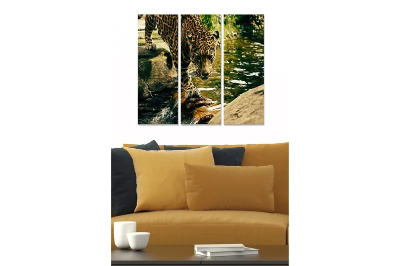 Fototapet Colorful 3 stk Flerfarvet, 22x05 cm