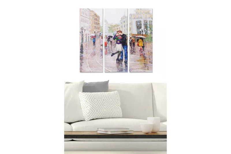 Fototapet Colorful 3 stk Flerfarvet, 22x05 cm