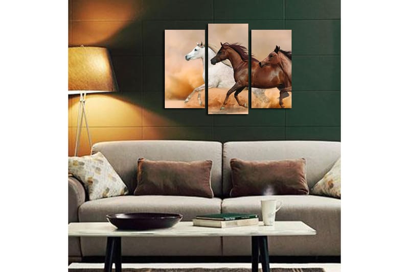 Fototapet Floral 3 stk Flerfarvet - 22x03 cm - Boligtilbehør - Billeder & kunst - Billeder på lærred