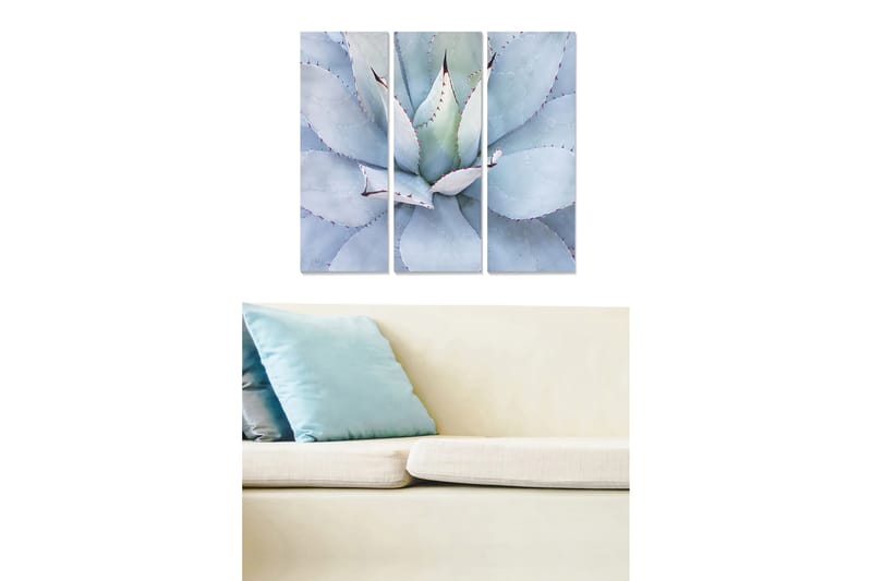Fototapet Floral 3 stk Flerfarvet - 22x05 cm - Boligtilbehør - Billeder & kunst - Billeder på lærred