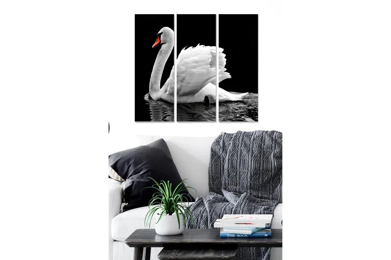 Fototapet Floral 3 stk Flerfarvet, 22x05 cm