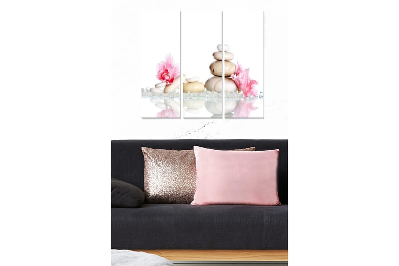 Fototapet Floral 3 stk Flerfarvet, 22x05 cm