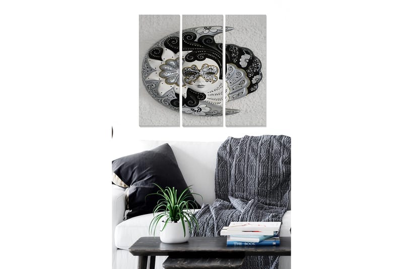 Fototapet Floral 3 stk Flerfarvet, 22x05 cm