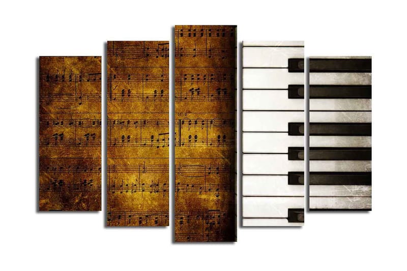 Fototapet Floral 5 stk Flerfarvet, 11x96 cm