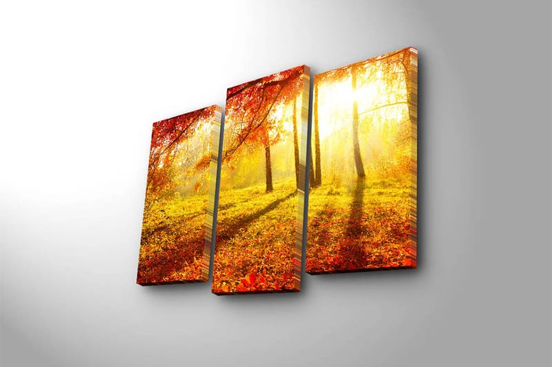 Fototapet Køkken 3 stk Flerfarvet - 22x03 cm - Boligtilbehør - Billeder & kunst - Billeder på lærred