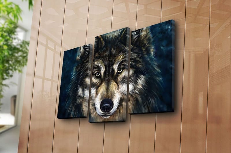 Fototapet Køkken 3 stk Flerfarvet - 22x03 cm - Boligtilbehør - Billeder & kunst - Billeder på lærred