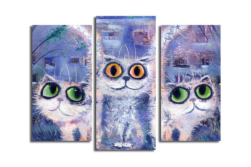 Fototapet Køkken 3 stk Flerfarvet, 22x03 cm