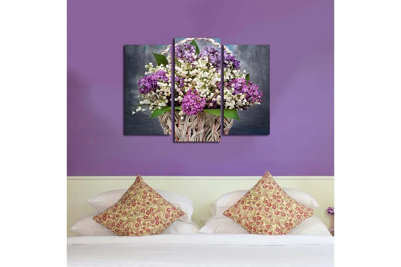 Fototapet Køkken 3 stk Flerfarvet - 22x03 cm - Boligtilbehør - Billeder & kunst - Billeder på lærred