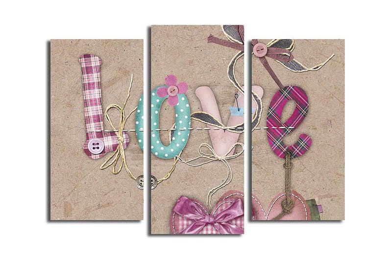 Fototapet Køkken 3 stk Flerfarvet, 22x03 cm