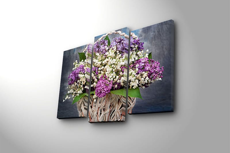 Fototapet Køkken 3 stk Flerfarvet - 22x03 cm - Boligtilbehør - Billeder & kunst - Billeder på lærred