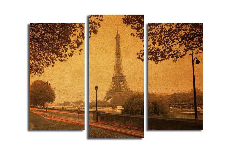 Fototapet Køkken 3 stk Flerfarvet, 22x03 cm