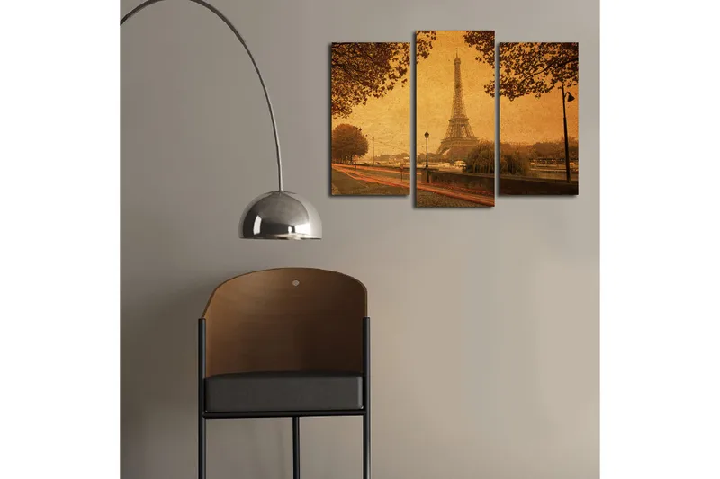 Fototapet Køkken 3 stk Flerfarvet - 22x03 cm - Boligtilbehør - Billeder & kunst - Billeder på lærred