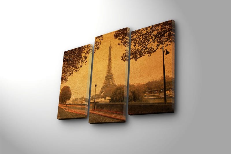 Fototapet Køkken 3 stk Flerfarvet - 22x03 cm - Boligtilbehør - Billeder & kunst - Billeder på lærred