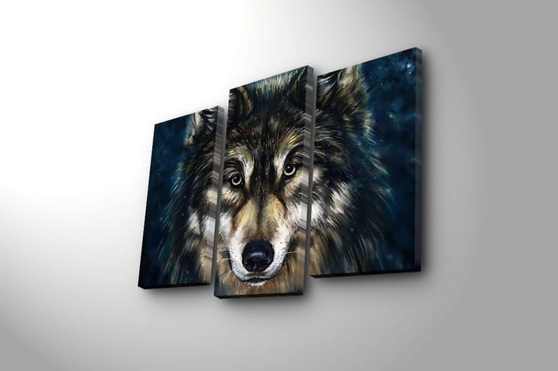 Fototapet Køkken 3 stk Flerfarvet - 22x03 cm - Boligtilbehør - Billeder & kunst - Billeder på lærred