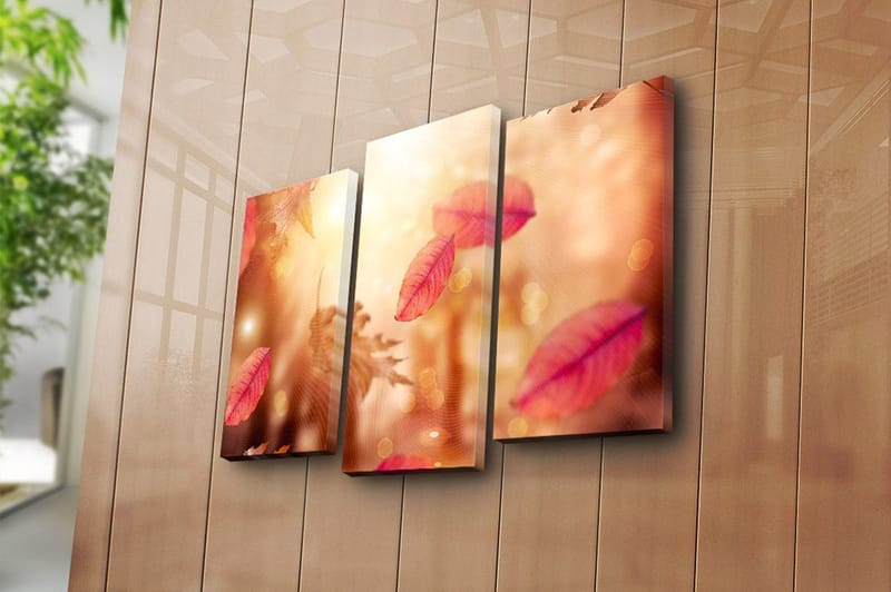 Fototapet Køkken 3 stk Flerfarvet - 22x03 cm - Boligtilbehør - Billeder & kunst - Billeder på lærred