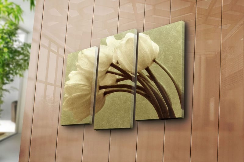 Fototapet Køkken 3 stk Flerfarvet - 22x03 cm - Boligtilbehør - Billeder & kunst - Billeder på lærred