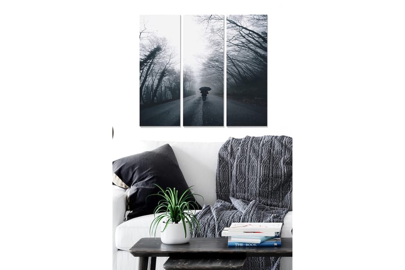 Fototapet Køkken 3 stk Flerfarvet - 22x05 cm - Boligtilbehør - Billeder & kunst - Billeder på lærred