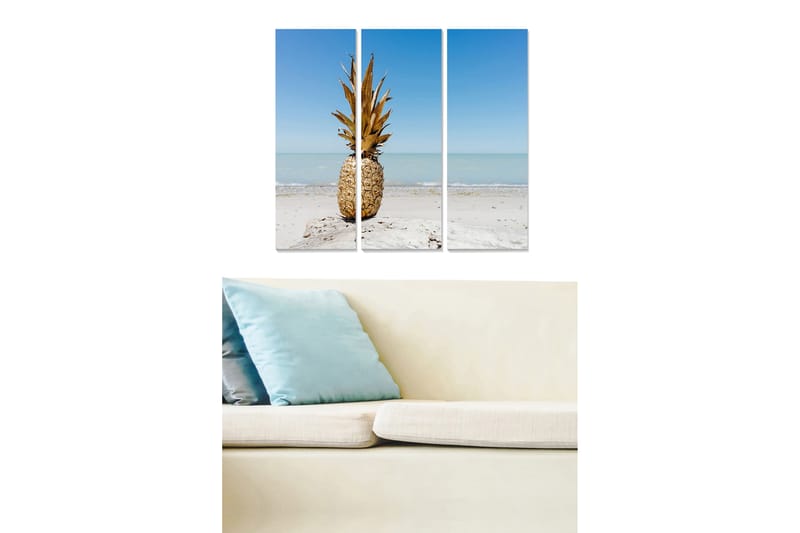 Fototapet Køkken 3 stk Flerfarvet - 22x05 cm - Boligtilbehør - Billeder & kunst - Billeder på lærred