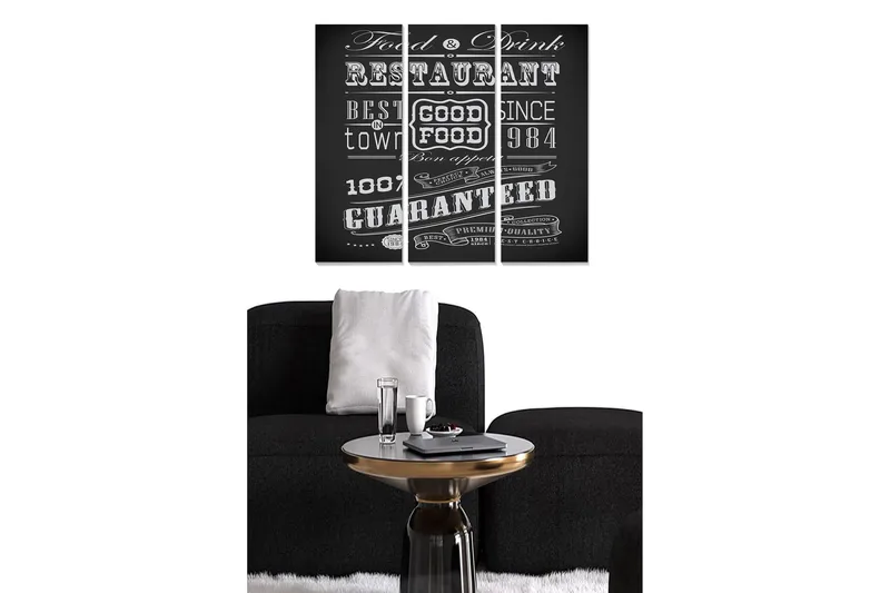 Fototapet Køkken 3 stk Flerfarvet, 22x05 cm