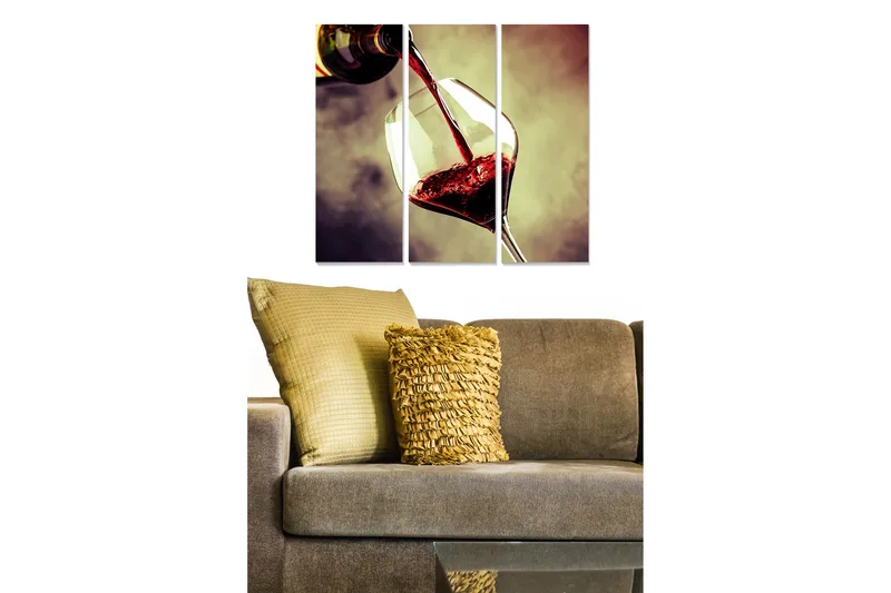 Fototapet Køkken 3 stk Flerfarvet, 22x05 cm