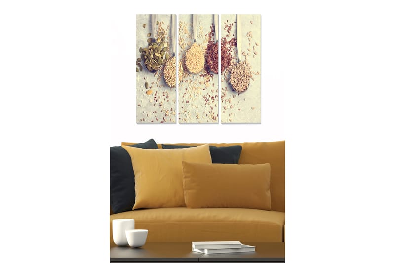 Fototapet Køkken 3 stk Flerfarvet, 22x05 cm