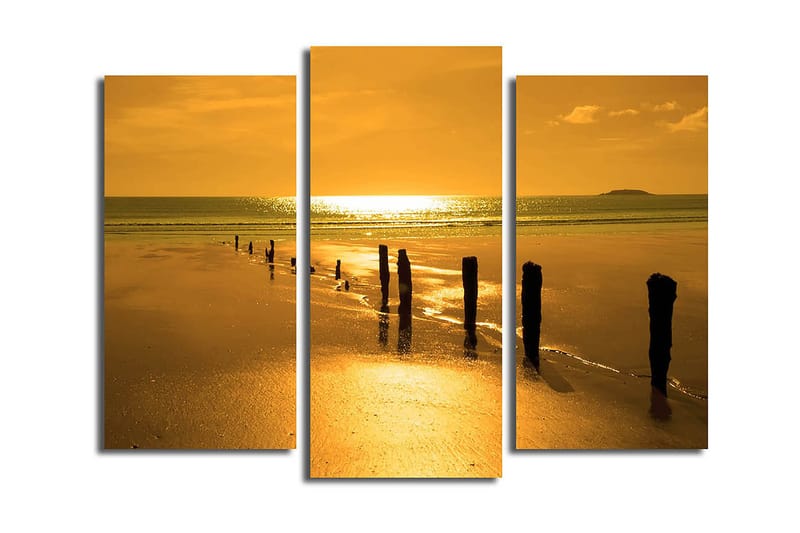 Fototapet Musik 3 stk Flerfarvet, 22x03 cm