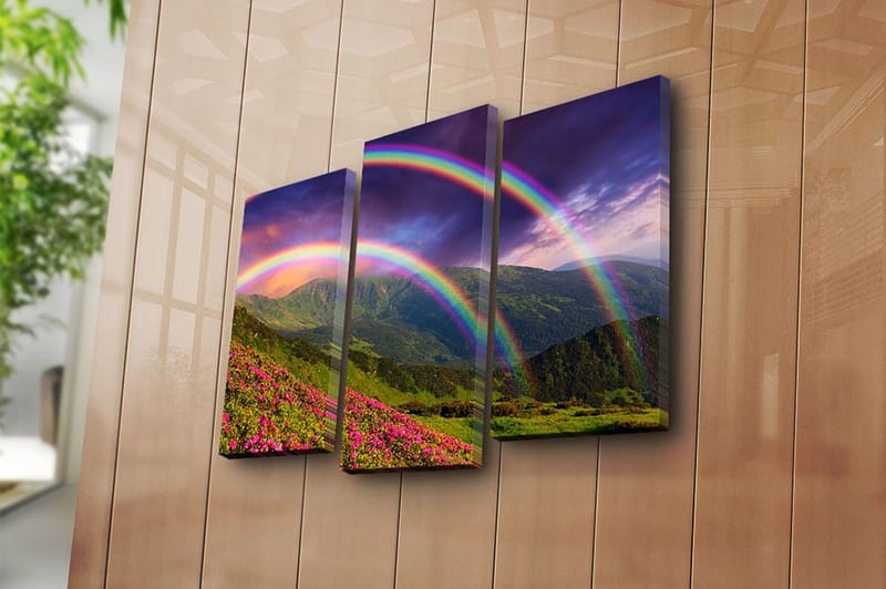 Fototapet Nautical 3 stk Flerfarvet - 22x03 cm - Boligtilbehør - Billeder & kunst - Billeder på lærred