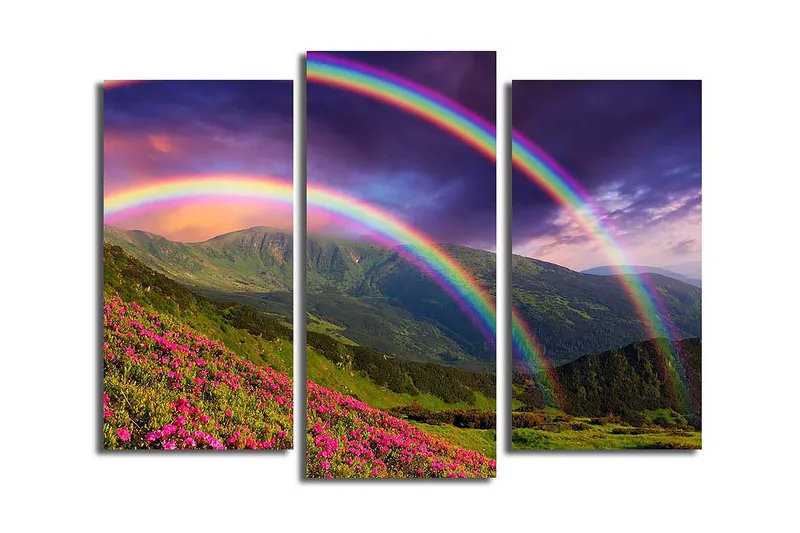 Fototapet Nautical 3 stk Flerfarvet, 22x03 cm