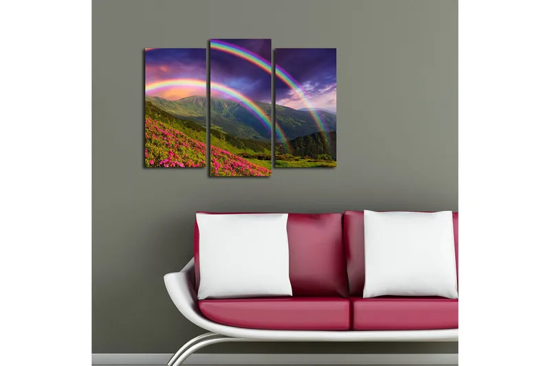 Fototapet Nautical 3 stk Flerfarvet - 22x03 cm - Boligtilbehør - Billeder & kunst - Billeder på lærred