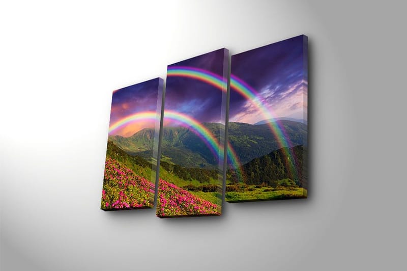 Fototapet Nautical 3 stk Flerfarvet - 22x03 cm - Boligtilbehør - Billeder & kunst - Billeder på lærred