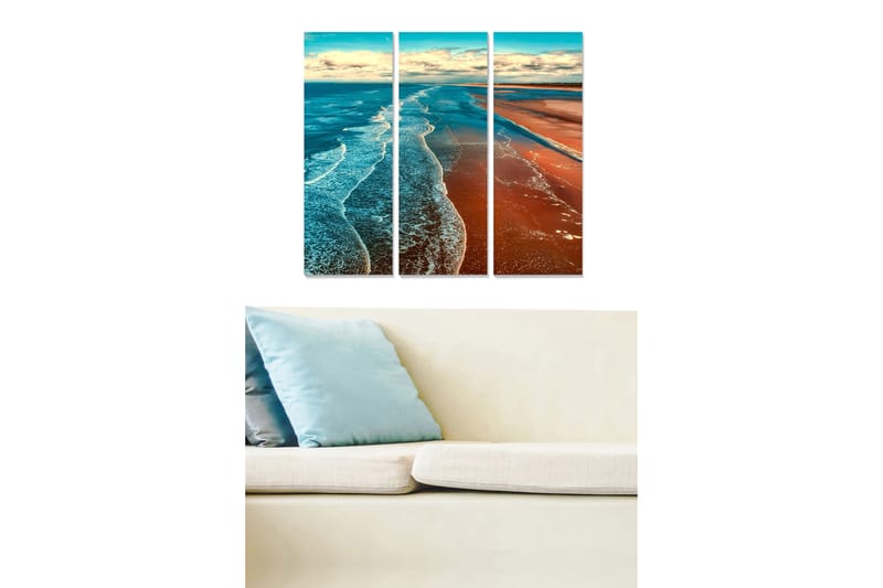 Fototapet Nautical 3 stk Flerfarvet - 22x05 cm - Boligtilbehør - Billeder & kunst - Billeder på lærred