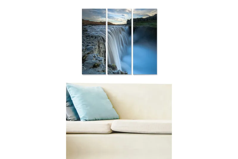 Fototapet Nautical 3 stk Flerfarvet, 22x05 cm