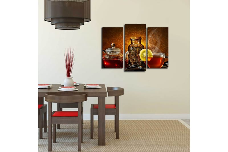 Fototapet Scenic 3 stk Flerfarvet - 22x03 cm - Boligtilbehør - Billeder & kunst - Billeder på lærred