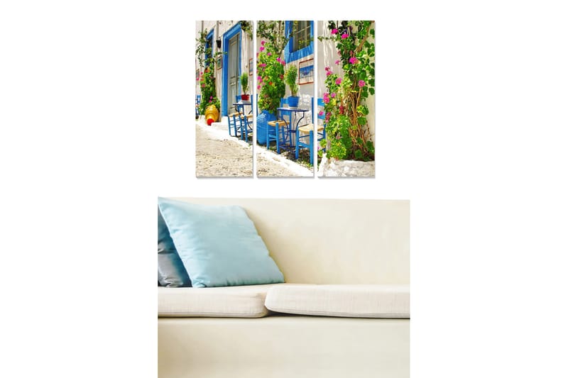 Fototapet Scenic 3 stk Flerfarvet, 22x05 cm