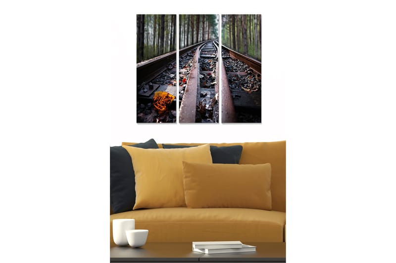 Fototapet Scenic 3 stk Flerfarvet, 22x05 cm