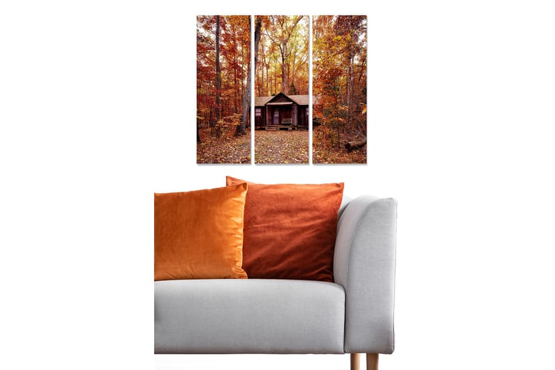 Fototapet Scenic 3 stk Flerfarvet - 22x05 cm - Boligtilbehør - Billeder & kunst - Billeder på lærred