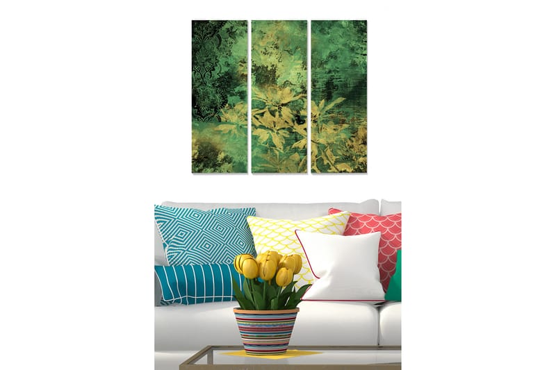 Fototapet Scenic 3 stk Flerfarvet - 22x05 cm - Boligtilbehør - Billeder & kunst - Billeder på lærred
