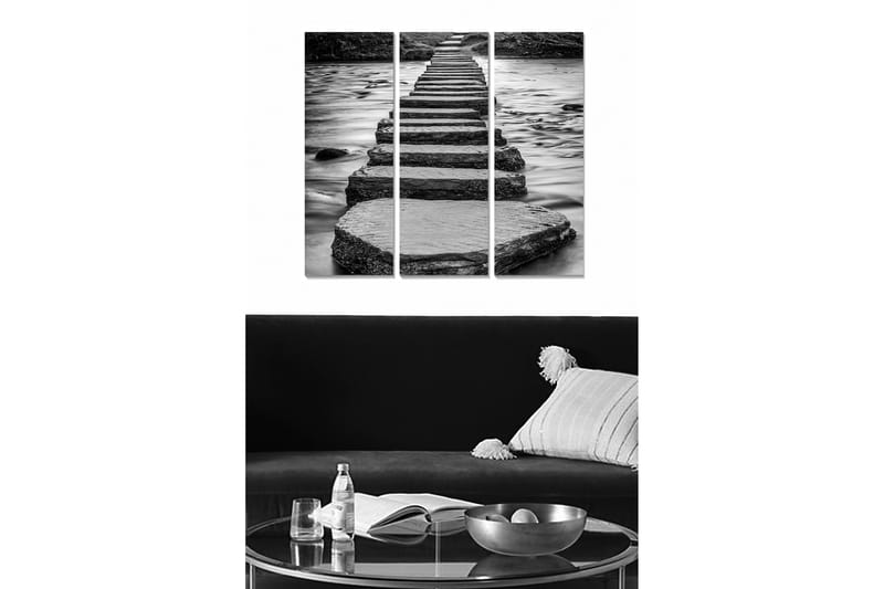 Fototapet Scenic 3 stk Flerfarvet - 22x05 cm - Boligtilbehør - Billeder & kunst - Billeder på lærred
