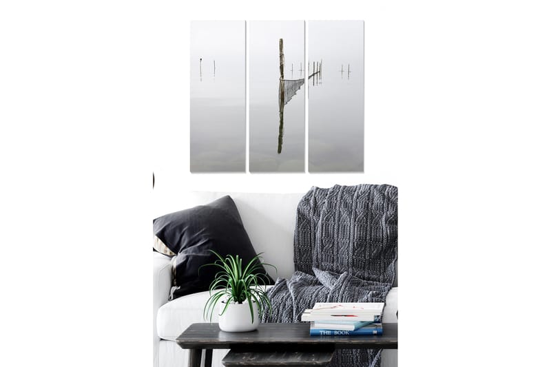 Fototapet Scenic 3 stk Flerfarvet - 22x05 cm - Boligtilbehør - Billeder & kunst - Billeder p�å lærred