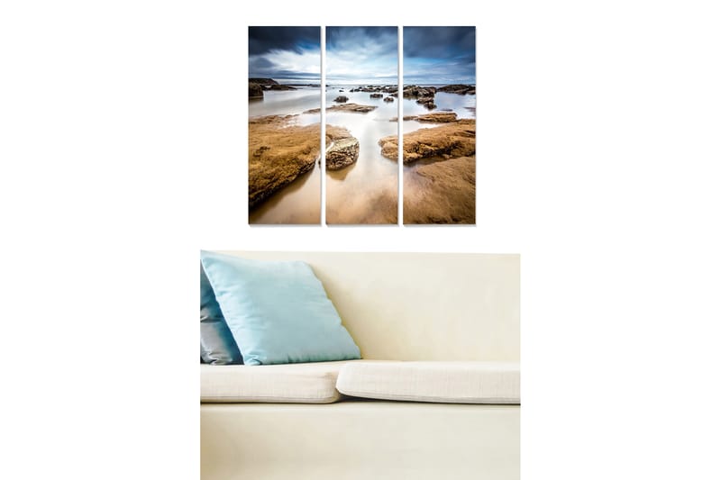 Fototapet Scenic 3 stk Flerfarvet - 22x05 cm - Boligtilbehør - Billeder & kunst - Billeder på lærred