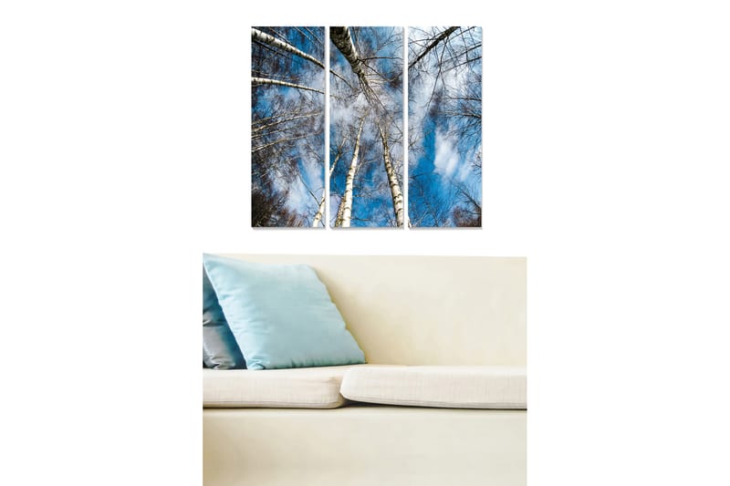 Fototapet Scenic 3 stk Flerfarvet - 22x05 cm - Boligtilbehør - Billeder & kunst - Billeder på lærred