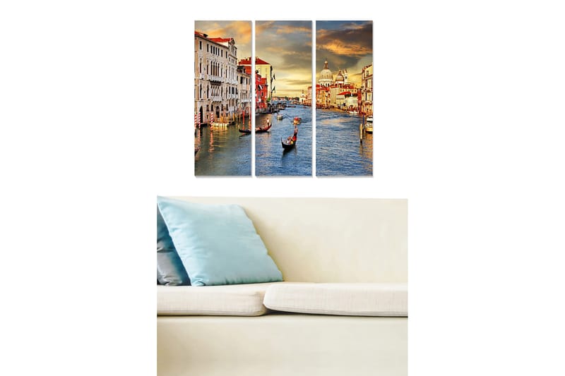 Fototapet Scenic 3 stk Flerfarvet, 22x05 cm