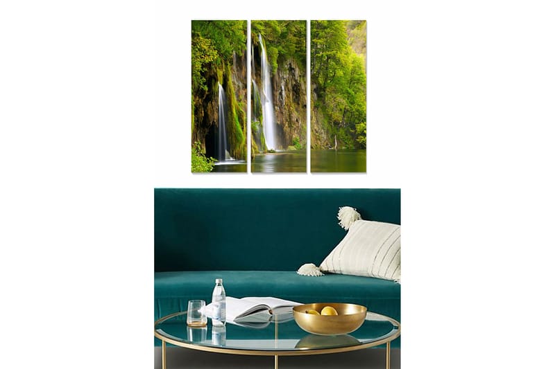 Fototapet Scenic 3 stk Flerfarvet, 22x05 cm